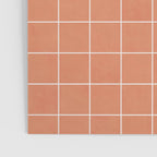 Small Grid Pattern - Coral Poster Gallery Image 3