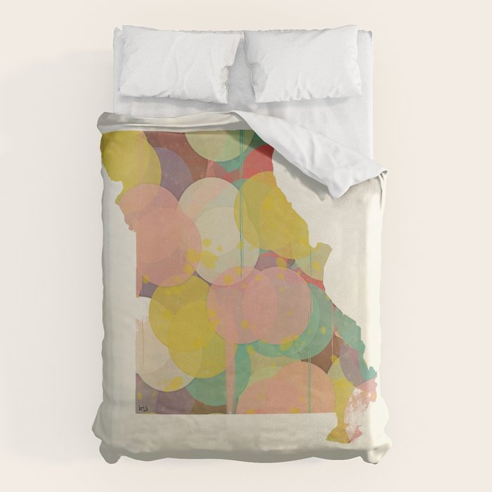 Missouri state map modern Duvet Cover Gallery Image 6