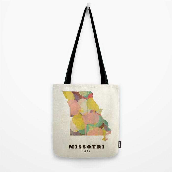 Missouri state map modern Tote Bag Gallery Image 2