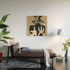 Abstract Blooms 6 Wood Wall Art Gallery Image 2