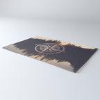 Rose Gold Compass Forest Rug Gallery Image 3