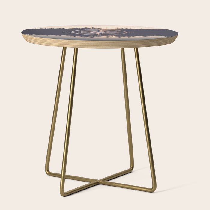 Rose Gold Compass Forest Side Table Gallery Image 1