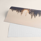 Rose Gold Compass Forest Wrapping Paper Gallery Image 2