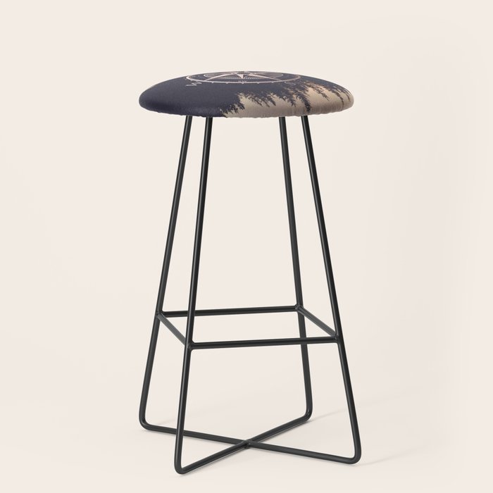 Rose Gold Compass Forest Stool Gallery Image 1