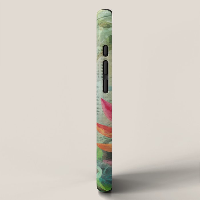 Colorful Owl Forest Garden Indian Summer Flora And Wildlife iPhone Case Gallery Image 2