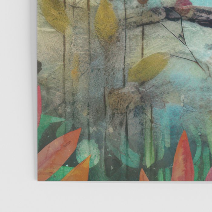 Colorful Owl Forest Garden Indian Summer Flora And Wildlife Poster Gallery Image 3