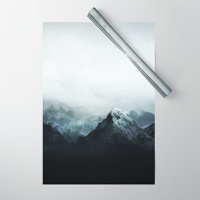 Mountain Peaks Wrapping Paper Gallery Image 1