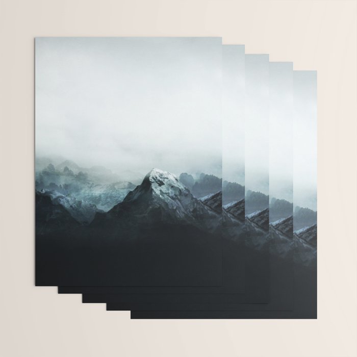 Mountain Peaks Wrapping Paper Gallery Image 3