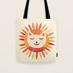 Happy Cat Happy Life Tote Bag Gallery Image 1