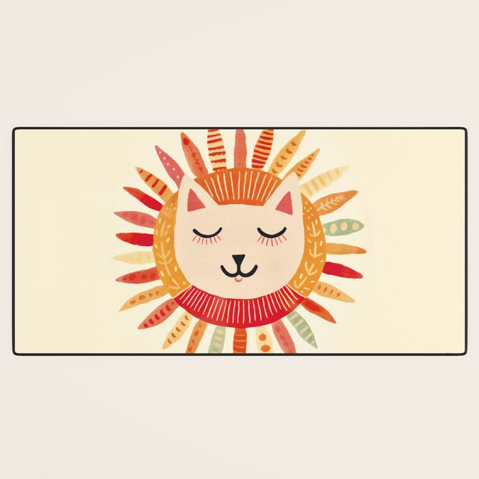 Happy Cat Happy Life Desk Mat Gallery Image 3