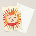 Happy Cat Happy Life Stationery Card Gallery Image 2