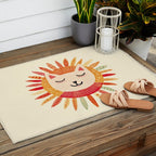 Happy Cat Happy Life Outdoor Rug Gallery Image 2