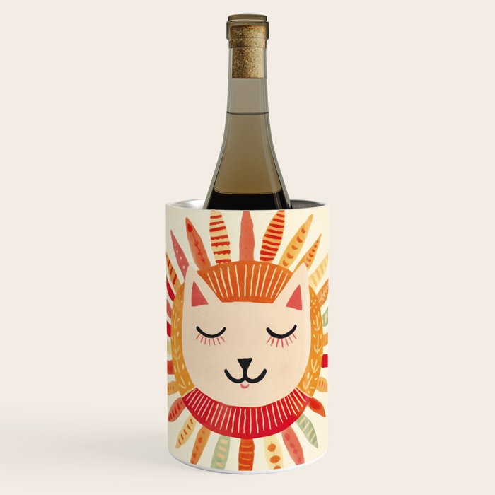 Happy Cat Happy Life Wine Chiller Gallery Image 1