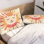 Happy Cat Happy Life Pillow Sham Gallery Image 2