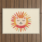 Happy Cat Happy Life Outdoor Rug Gallery Image 1