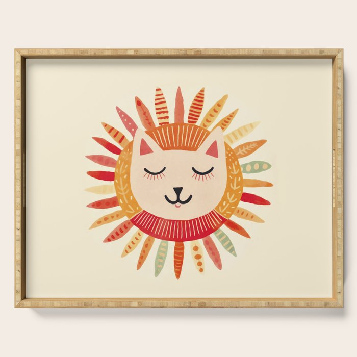 Happy Cat Happy Life Serving Tray Gallery Image 1