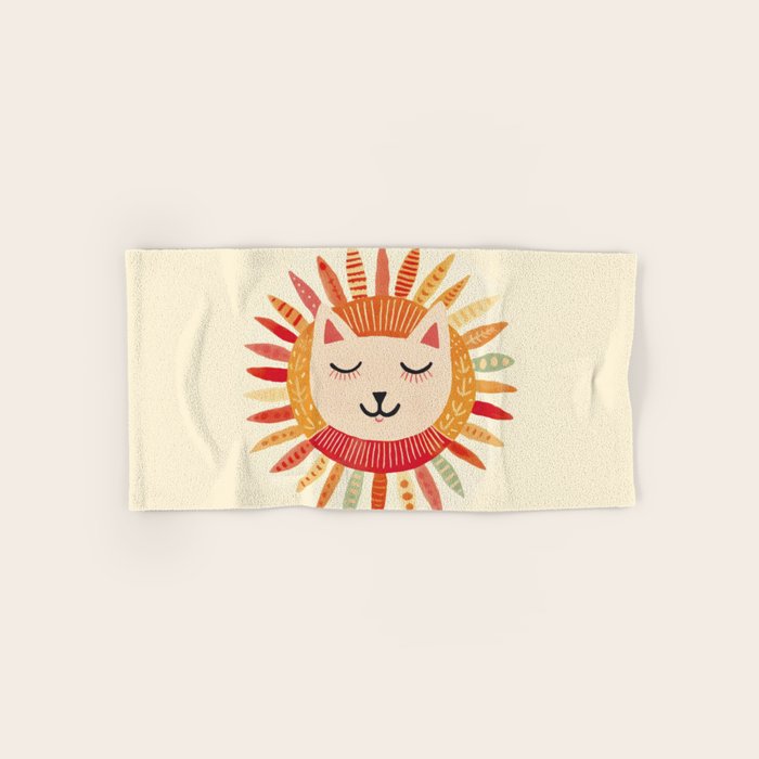 Happy Cat Happy Life Bath Towel Gallery Image 1