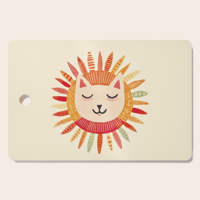 Happy Cat Happy Life Cutting Board Gallery Image 1