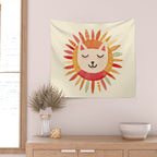 Happy Cat Happy Life Wall Tapestry Gallery Image 2