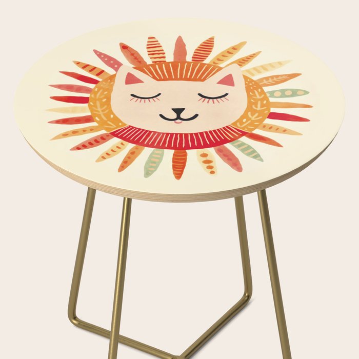 Happy Cat Happy Life Side Table Gallery Image 2