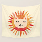 Happy Cat Happy Life Wall Tapestry Gallery Image 4