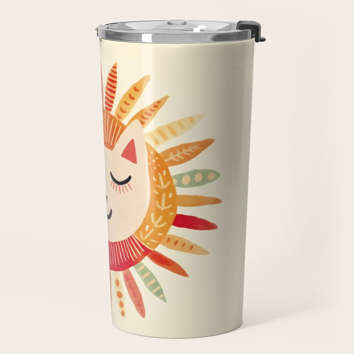 Happy Cat Happy Life Travel Mug Gallery Image 2