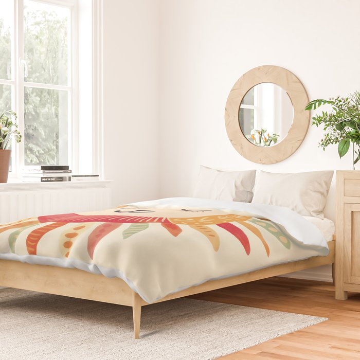 Happy Cat Happy Life Duvet Cover Gallery Image 2