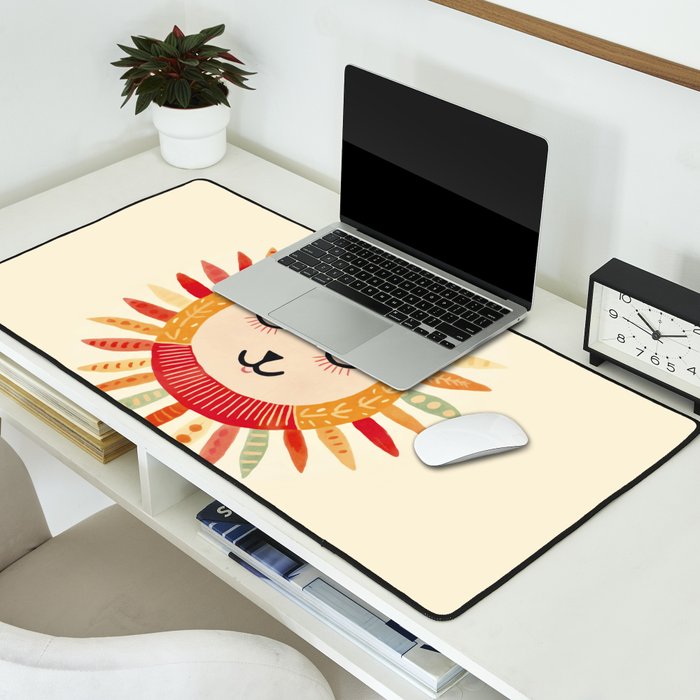 Happy Cat Happy Life Desk Mat Gallery Image 2