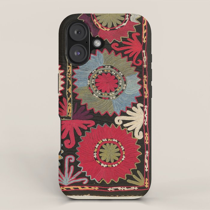 Lakai Uzbekistan Embroidery Print iPhone Case Gallery Image 1