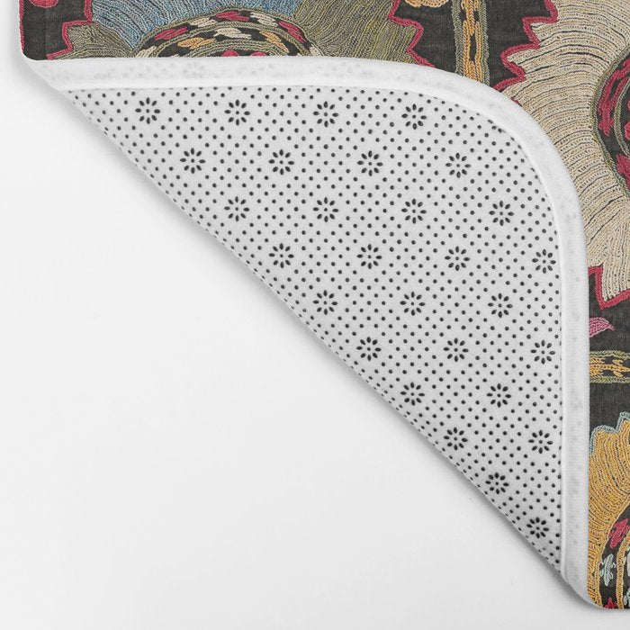 Lakai Uzbekistan Embroidery Print Bath Mat Gallery Image 2