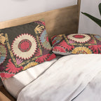 Lakai Uzbekistan Embroidery Print Pillow Sham Gallery Image 2
