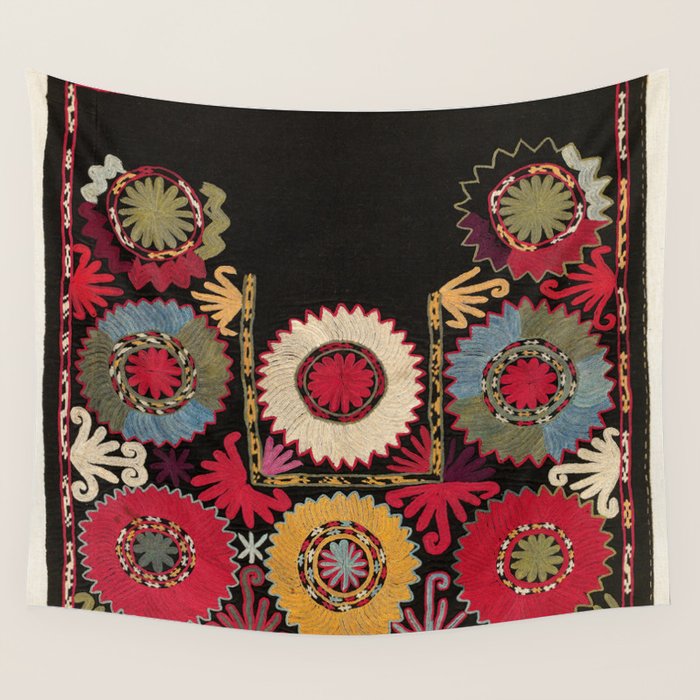 Lakai Uzbekistan Embroidery Print Wall Tapestry Gallery Image 1