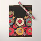Lakai Uzbekistan Embroidery Print Wrapping Paper Gallery Image 1