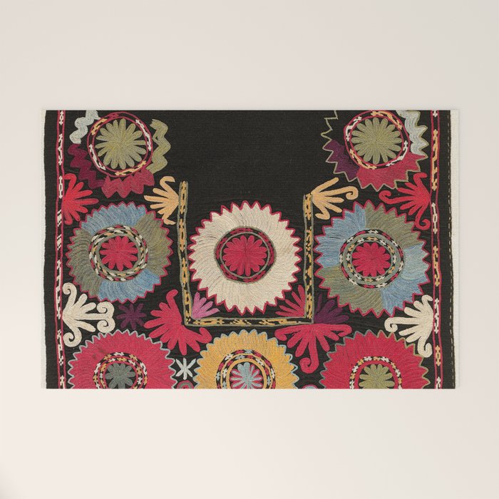 Lakai Uzbekistan Embroidery Print Welcome Mat Gallery Image 1