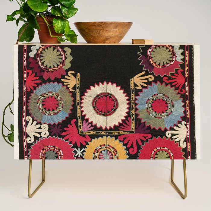 Lakai Uzbekistan Embroidery Print Credenza Gallery Image 1