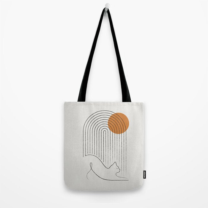 Cat Landscape 152 Tote Bag Gallery Image 2