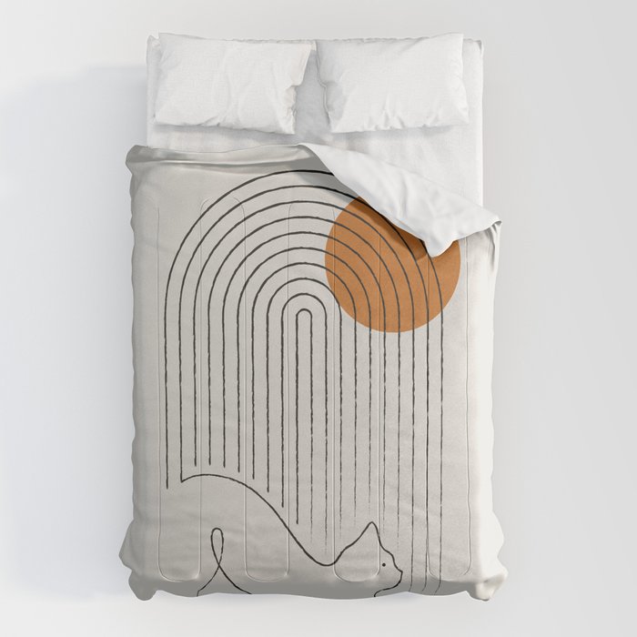 Cat Landscape 152 Comforter Gallery Image 6