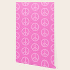Peace Symbols - Pink Wallpaper Gallery Image 2