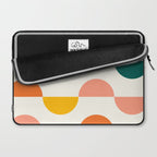 Mid Century Modern Geometry Laptop Sleeve Gallery Image 2
