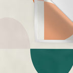 Mid Century Modern Geometry Wall Tapestry Gallery Image 3