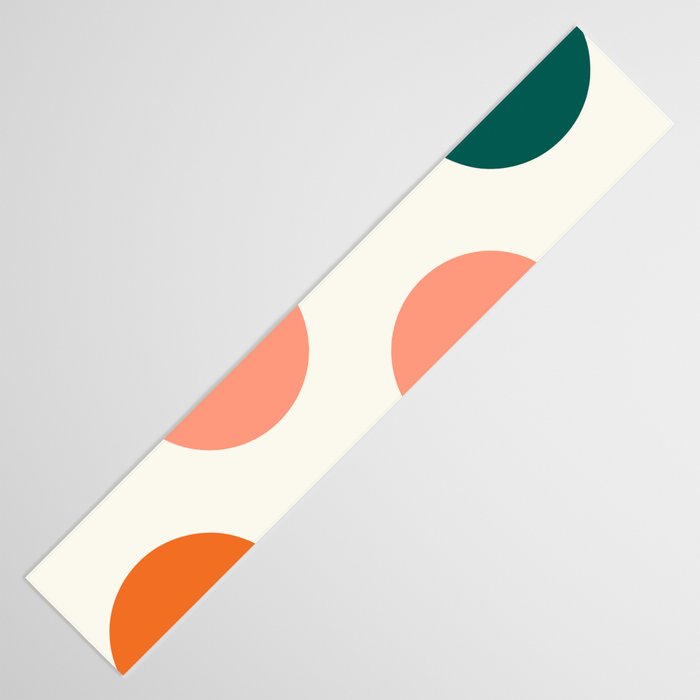 Mid Century Modern Geometry Table Runner Gallery Image 3