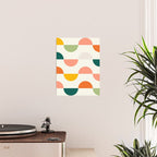 Mid Century Modern Geometry Poster Gallery Image 2