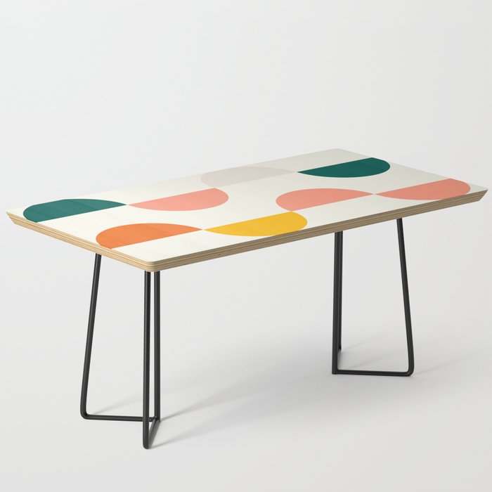Mid Century Modern Geometry Coffee Table Gallery Image 1