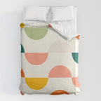 Mid Century Modern Geometry Duvet Cover Gallery Image 6