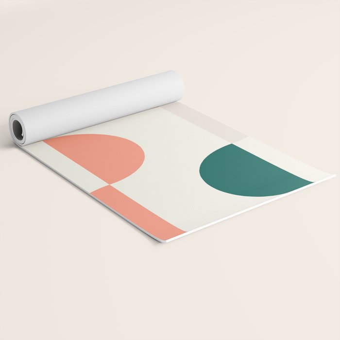 Mid Century Modern Geometry Yoga Mat Gallery Image 2