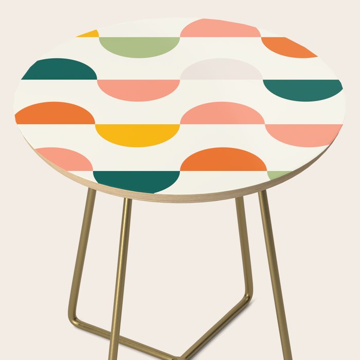 Mid Century Modern Geometry Side Table Gallery Image 2