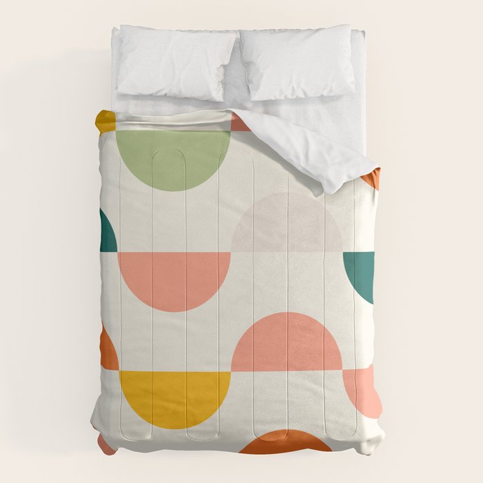 Mid Century Modern Geometry Comforter Gallery Image 6