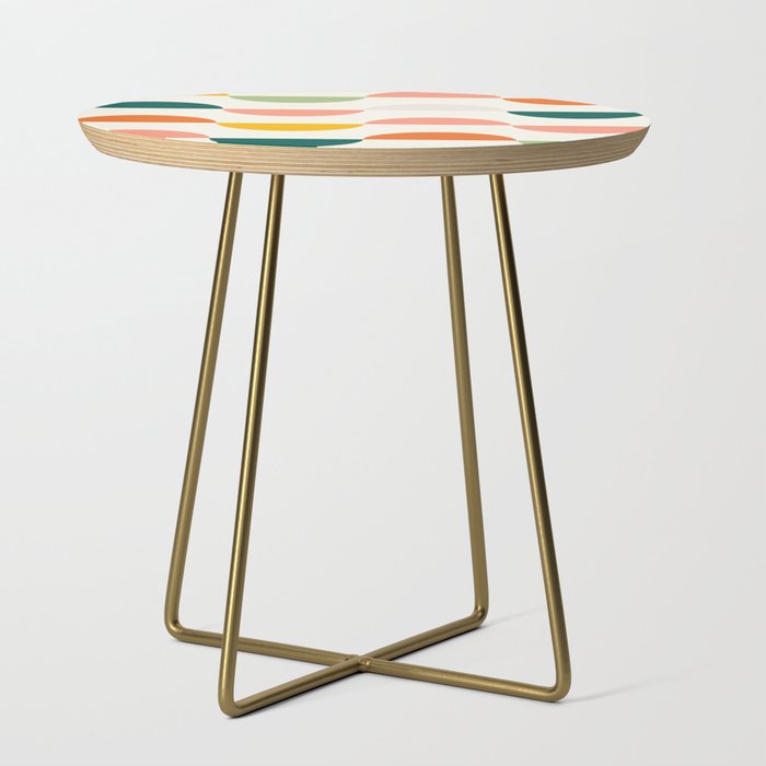 Mid Century Modern Geometry Side Table Gallery Image 1