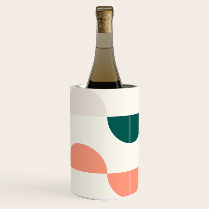 Mid Century Modern Geometry Wine Chiller Gallery Image 3