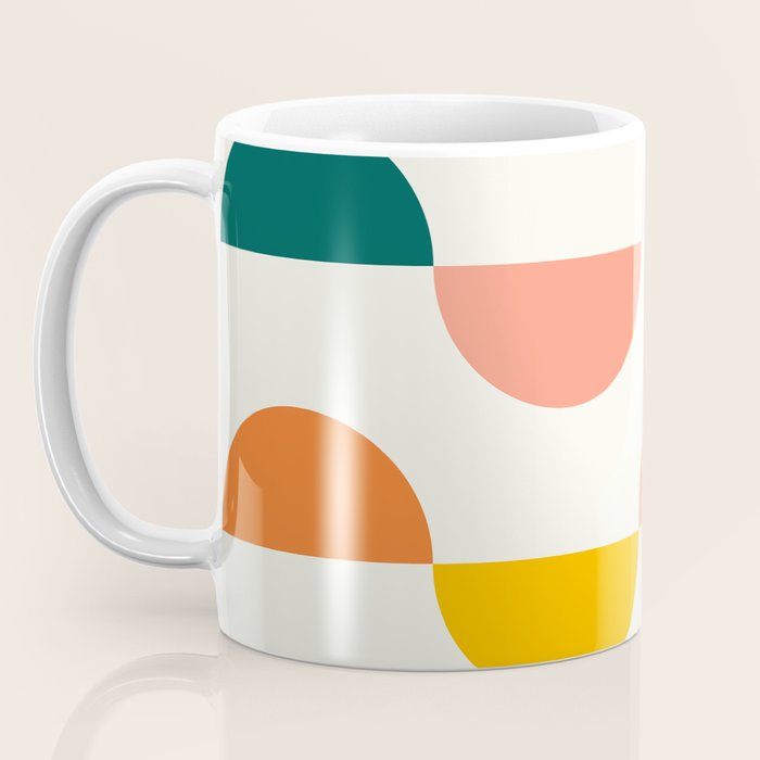 Mid Century Modern Geometry Coffee Mug Gallery Image 3
